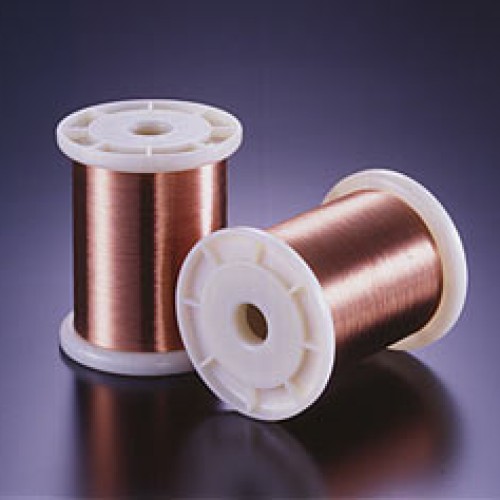 Enamelled aluminum wire